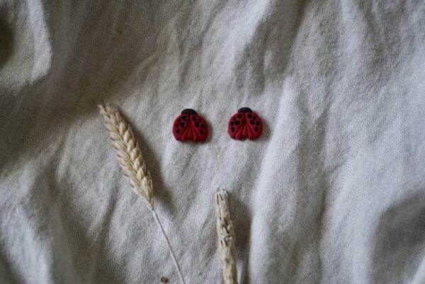 Ladybug Studs